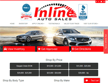 Tablet Screenshot of inlineautonc.com